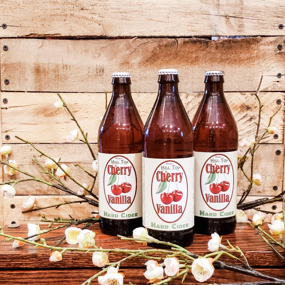 3 bottles of cider