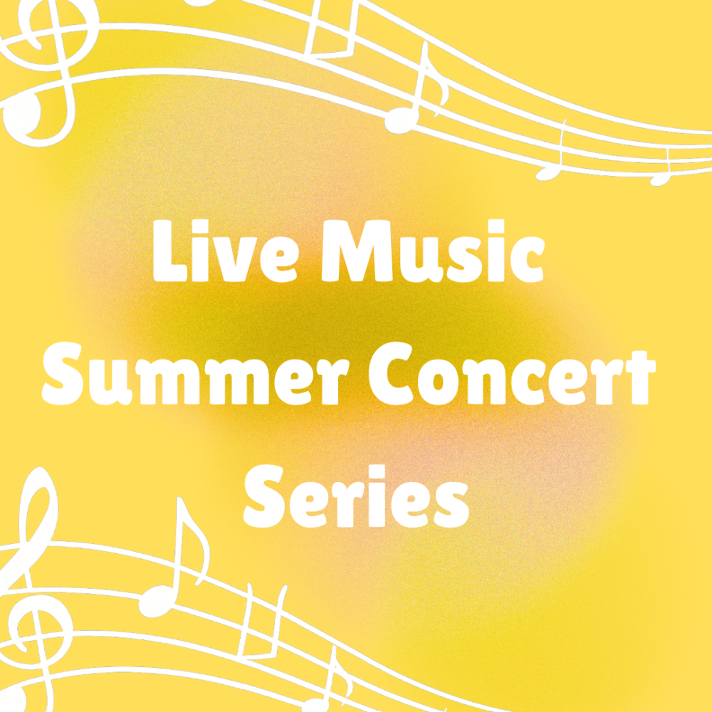 Music notes with words - Live Music Summer Concert Series