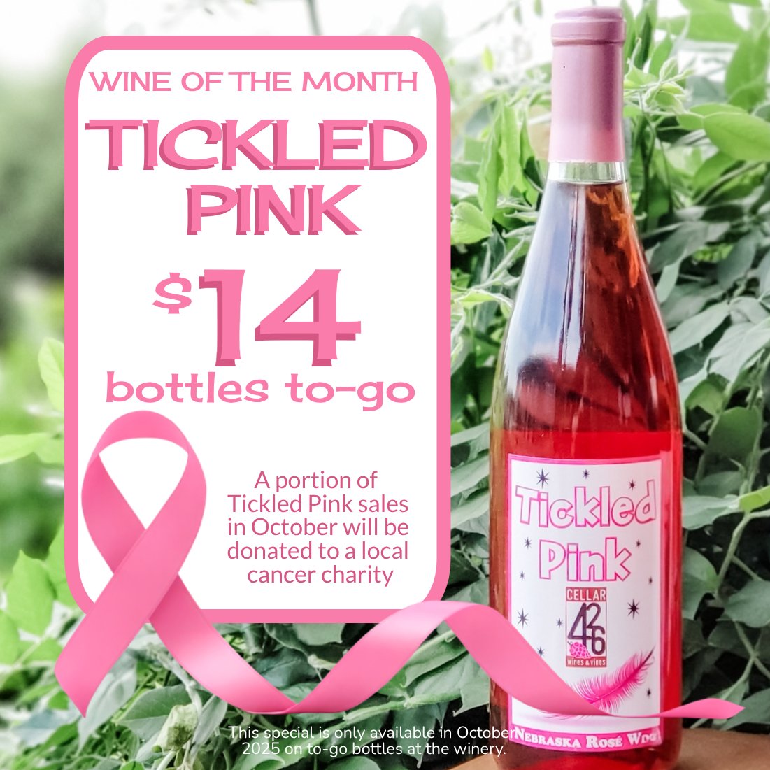 Bottle of Tickled Pink