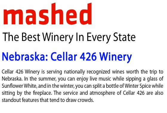 Mashed  Best Winery 