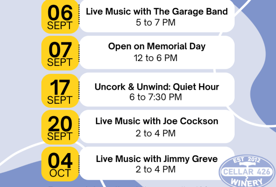 Calendar of events