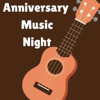 Anniversary Graphic with guitar