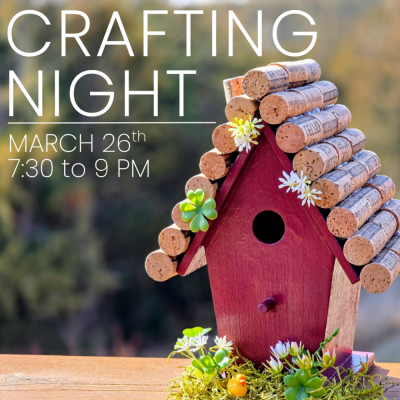 Birdhouse with corks