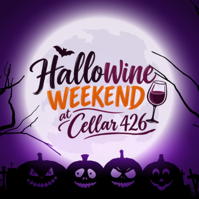 Hallowine weekend graphic